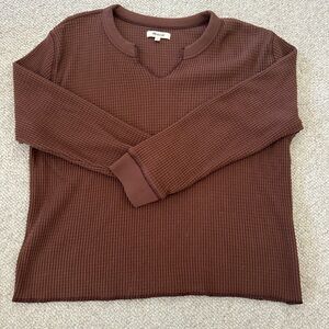 Madewell brown sweater